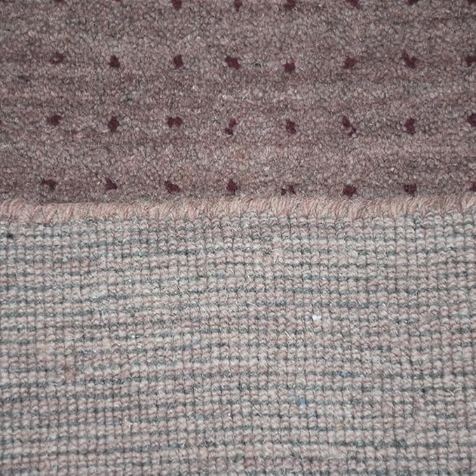 Hand Knotted Loom Wool ECO-Friendly Area Rugs - 8'x11', Rectangle, Blue Color, Solid Plain Design, High Pile Handmade Anti Skid Area Rugs for Living Room, Bed Room (L00111)