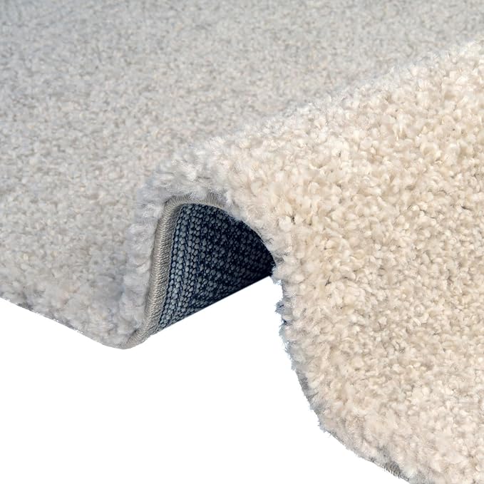 Unique Loom Solo Collection Area Rug - Calabasas (5' 3" Square, Ivory)