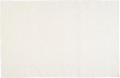 Revival Rugs Stripe 6'7"x9' Washable Area Rug for Living Room Bedroom - 100% Recycled Oeko-TEX Certified, Medium Pile, Beige, Cream