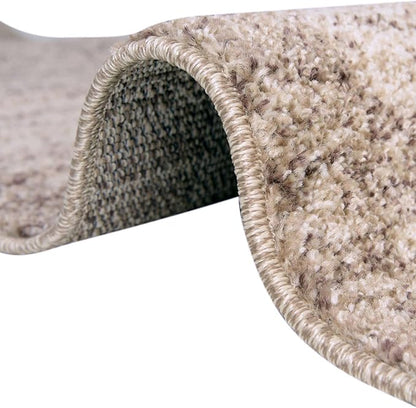 Rugs.com Angelica Collection Rug – 6 Ft Runner Beige Medium Rug Perfect for Hallways, Entryways