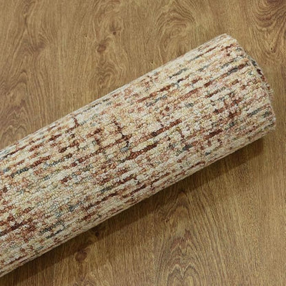Hand Tufted Wool ECO-Friendly Area Rugs - 4'x6', Rectangle Shape, Light Brown, Solid Plain Design, High Pile Handmade Anti Skid Area Rugs for Living Room, Bed Room (KWC111)