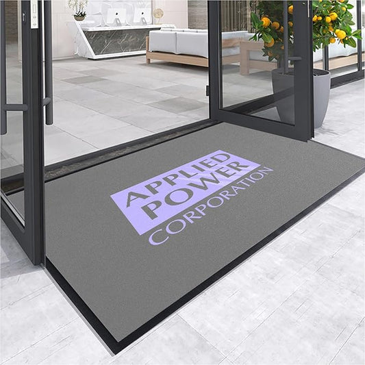Custom Rugs with Logo Doormat Runner Personalized Commercial Area Carpet with Any Size Color Logo Shape Pattern Non Slip Rugs for Indoor Outdoor