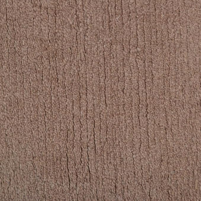 Rugsotic Carpets Hand Knotted Gabbeh Wool 6'x9' Area Rug Solid Camel L00111