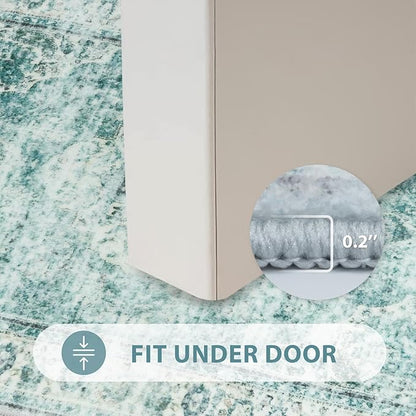 Uphome Boho Bathroom Rugs, Distressed Farmhouse Sage Green Bath Mat, Comfy Velvet Small Bath Rugs Non Slip Washable, Vintage Oriental Toilet Rug for Sink Shower Vanity, 18x26 inch