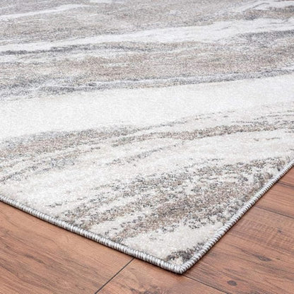 LUXE WEAVERS Lagos Collection 7983 Grey 8x10 Art Deco Area Rug