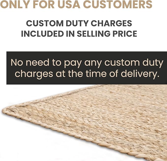 Flatweave Runner 2.6x14 Oval Kilim Jute Runner Hand Braided Jute Thick 0.27" Solid Pattern Black Beige Natural Oval Handmade Boho Indoor Outdoor Rugs for Hallway Enterway Stair Corridor