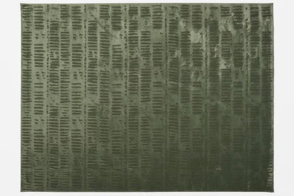 Revival Rugs Shell 9'2"x12'2" Washable Area Rug for Living Room Bedroom - 100% Recycled Oeko-TEX Certified, Medium Pile, Green