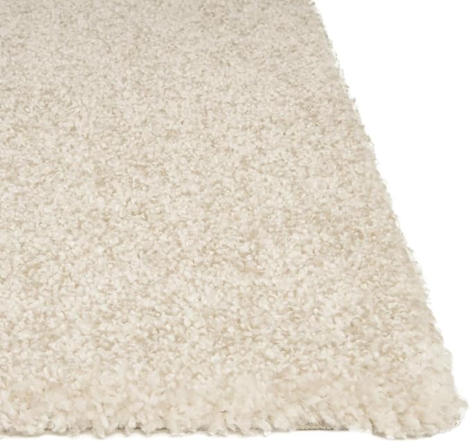 Unique Loom Solo Collection Area Rug - Calabasas (7' 1" x 10' Rectangle, Ivory)