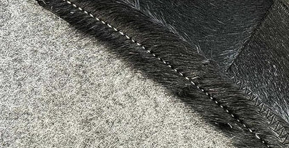 Round Area Rug – Soft Modern Carpet for Living Room, Bedroom, Entryway – Non-Slip Durable Floor Mat for Home Décor (Black_8X8)