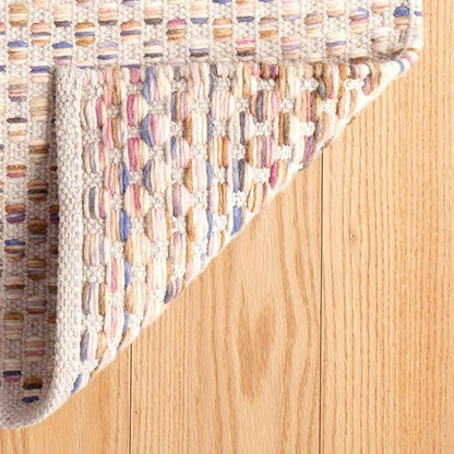 Dash and Albert Torrey Wool Area Rug - 3' x 5' Multicolor Geomatric Handwoven Accent Rug - Durable, Low Pile, Guest Room, Home Office, Dining Room - Premium Luxury Hotel Quality Soft Breathable