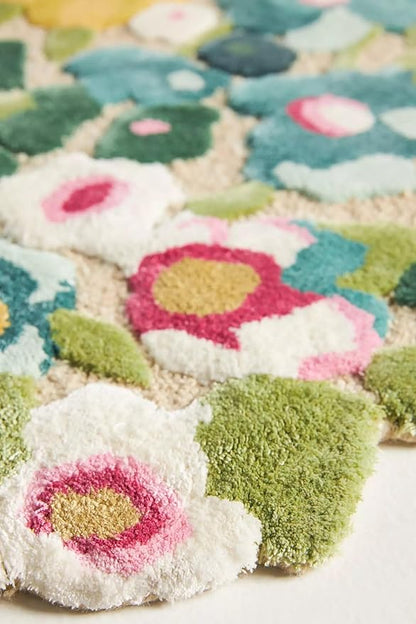 Cassia Wool Viscose Area Rug - 8’ x 10' – Handmade Wool Area Rugs –Yellow – Rugs for Living Room, Bedroom – Anti-Skid – Carpets with Non-Slip Natural Backing with 100% Cotton