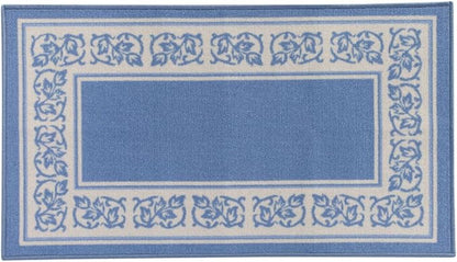 Floral Border Rug