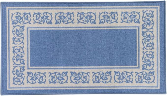 Floral Border Rug