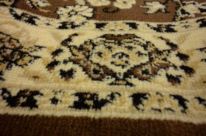 Unique Loom Sialk Hill Collection Area Rug - Washington (3' x 16' 5" Runner Brown/Black)