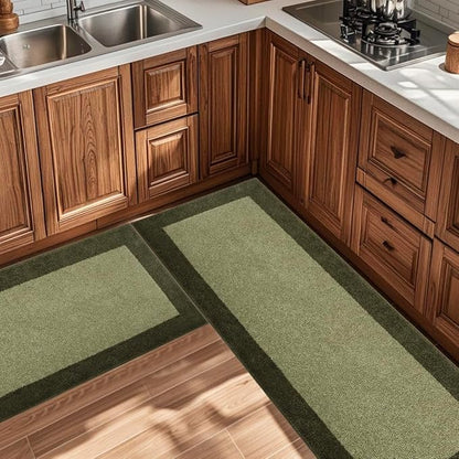 Machine Washable Runner Rug 24" x 70", Non Slip Kitchen Mat for Floor, Absorbent Entryway Rug for Kitchen, Bedroom, Hallway, Bathroom, Door (Roll Packing)