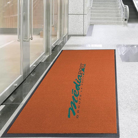 Custom Rugs with Logo Doormat Runner Personalized Commercial Area Carpet with Any Size Color Logo Shape Pattern Non Slip Rugs for Indoor Outdoor