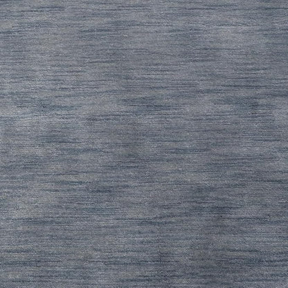 Hand Knotted Loom Wool ECO-Friendly Area Rugs - 8'x10', Rectangle, Light Blue Color, Solid Plain Design, High Pile Thick Handmade Anti Skid Rugs for Living Room (L00111)