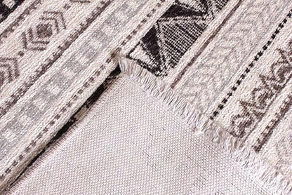 Alfa Rich 3x10 White Black Gray Washable Area Rugs for Living Room Hallway Kitchen Decor Runner