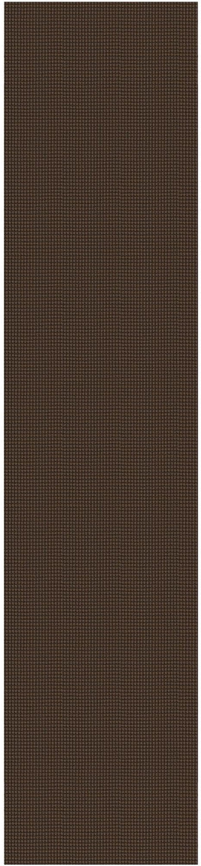 Braided Runner Rug 2.6x12 Ft Washable Runners for Hallways Non Slip Rubber Backed Kitchen Runners Cotton Extra Long Entryway Runner Indoor, Woven Carpet for Hall Entryway, Brown
