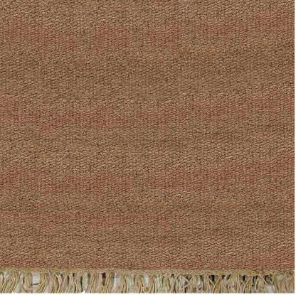 Rugsotic Carpets Hand Woven Flat Weave Kilim Wool ECO-Friendly Area Rugs - 3'x5', Rectangle Shape, Cream Color, Solid Plain Design, Low Pile Handmade Area Rugs for Living Room, Bed Room (D00111)