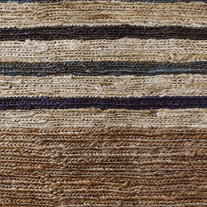Rugsotic Carpets Hand Woven Flat Weave Kilim Wool ECO-Friendly Area Rugs - 8'x10', Rectangle Shape, Silver Color, Solid Plain Design, Low Pile Handmade Rugs for Living Room, Bed Room (D00111)