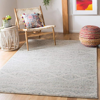 SAFAVIEH Tulum Collection Accent Rug - 2'7" x 4'5", Ivory & Grey, Moroccan Boho Tribal Design, Non-Shedding & Easy to Clean, Ideal for Front Door, Kitchen, Entryway, Accent Space (TUL272A)