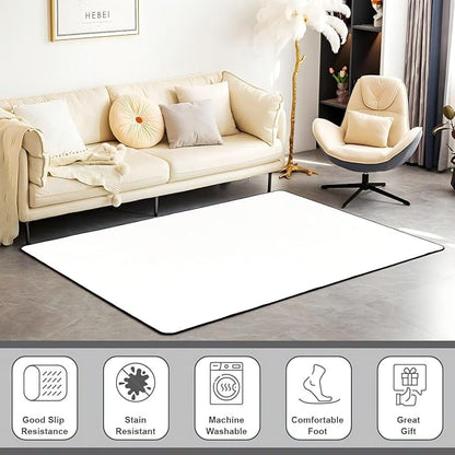 Outer Space Large Area Rug 5x7 Universe Solar System Living Room Rug | Cosmic Planet Rugs for Bedroom, Educational Learning Galaxy Carpet Indoor Floor Mat