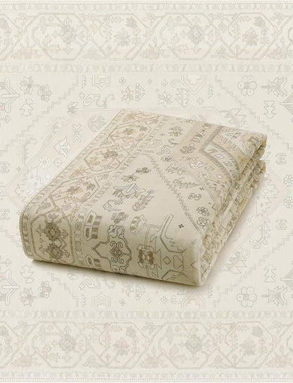 SERISSA Boho Washable Runner Rug, 2x6 Non-Slip Kitchen Runner Rug Vintage Beige Hallway Rug Ultra Soft Print Distressed Oriental Floor Carpet Runner for Bedroom Bathroom Laundry Living Room