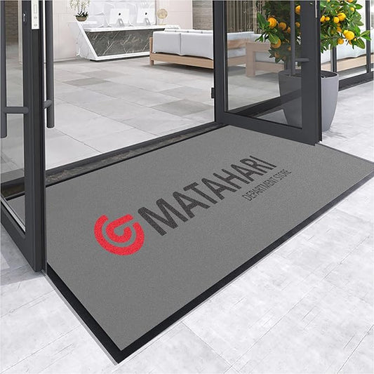 Custom Rugs with Logo Doormat Runner Personalized Commercial Area Carpet with Any Size Color Logo Shape Pattern Non Slip Rugs for Indoor Outdoor