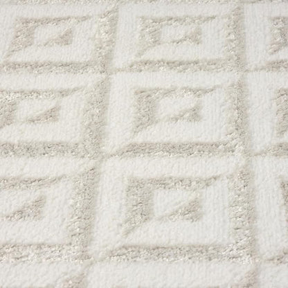 LUXE WEAVERS Geometric Greek Pattern Area Rug, Cream, 6'X9'