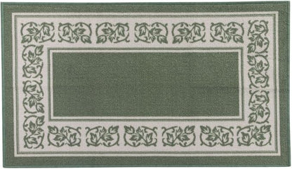 Floral Border Rug