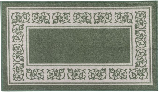 Floral Border Rug