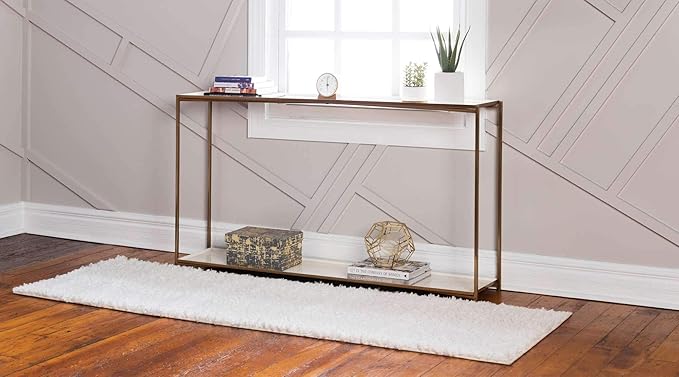 Unique Loom Davos Shag Collection Area Rug - Solid (2' 2" x 6' 7" Runner, White/ Ivory)