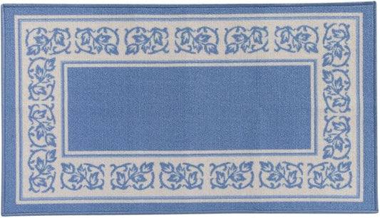 Floral Border Rug