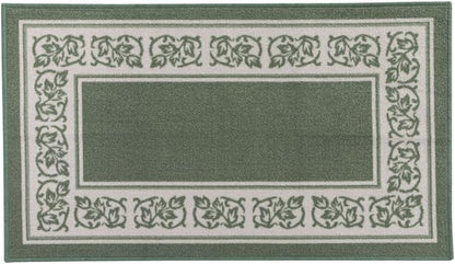 Floral Border Rug