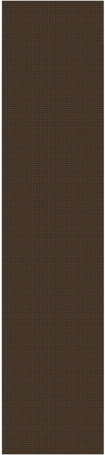 KOZYFLY Long Runners for Hallways 3x12 ft Washable Kitchen Runner Non Slip Rubber Backed Hallway Rugs Cotton Entryway Runner Rug Floor Carpet for Indoor Hall, Backdoor, Kitchen, Reddish Brown/Coffee