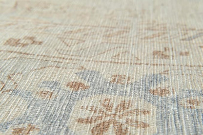 Revival Rugs Nimbus 6'x9' Zero-Shedding Area Rug for Living Room Bedroom - Oeko-TEX Certified, Low Pile, Spot Clean, Cornflower, Yellow Beige