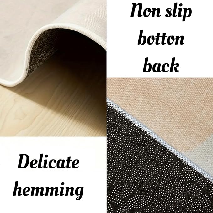 Luxury Gold Stamped Texture Hallway Runner Rug for Walkway, 3.3x10ft, Abstract Black Marble Background Entrance Carpets, Minimalist Geometric Decoration Absorbent Mat for Floor Office