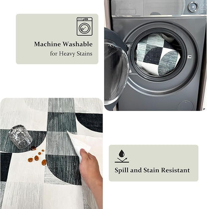2x6 Runner Rug Washable, Modern Abstract Area Rugs for Hallways Kitchen Bathroom Bedroom Entryway, Non Slip Carpet Long Mat Indoor, Boho Soft Ultra-Thin Gray