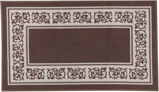 Floral Border Rug