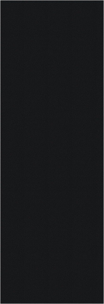 EARTHALL Washable Runner Rug 2x6 Ft Non Slip Runners for Hallways Cotton Rubber Backed Kitchen Runner Braided Indoor Floor Carpet Runners for Entryway, Hallway, Kitchen, Bedroom, Black