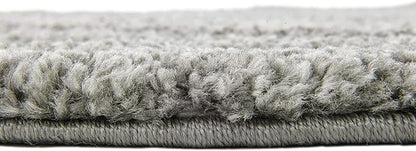 Unique Loom Solo Collection Area Rug - Calabasas (7' 10" Round, Gray)
