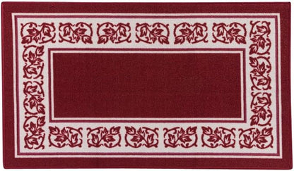 Floral Border Rug