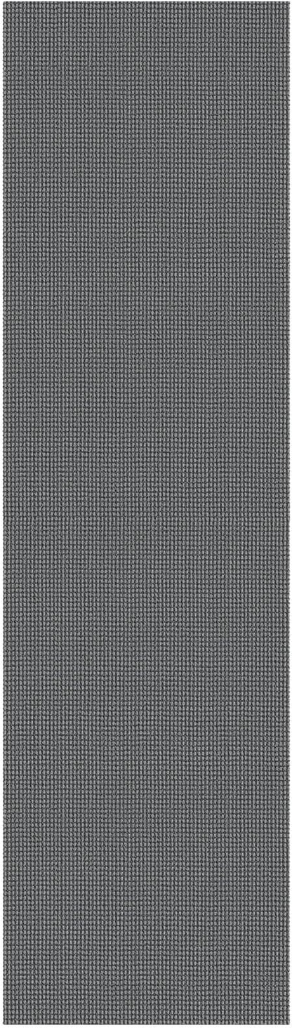 KOZYFLY Runners for Hallways 2x10 ft Washable Kitchen Runner Non Slip Rubber Backed Hallway Rugs Cotton Entryway Runner Rug Floor Carpet for Indoor Hall, Backdoor, Kitchen, Grey/Dark Grey