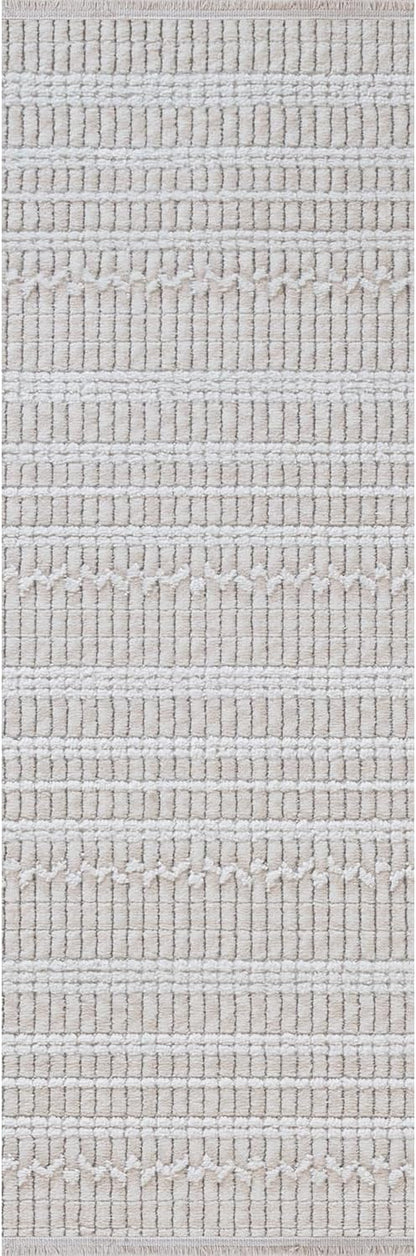 Modern Indoor Rug Stripe 2x7 Area Rugs for Living Room Luxury Kitchen Bedroom Durable Soft Geometric Durable Low and High Pile Stain Resistant Non Shedding Area Carpet 2x7