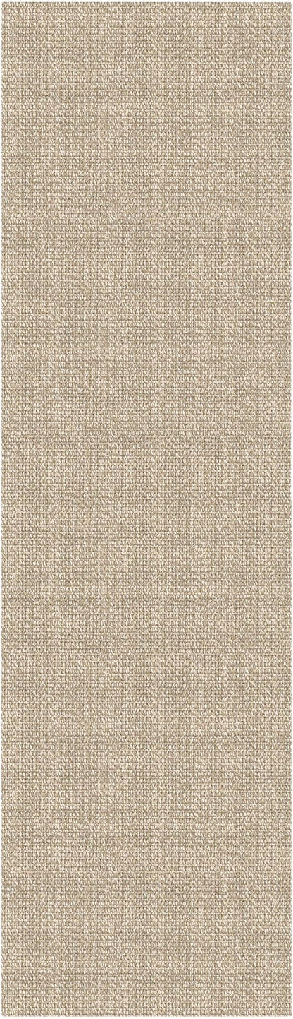 EARTHALL Washable Runner Rug 2x8 Ft Non Slip Runners for Hallways Cotton Rubber Backed Kitchen Runner Braided Indoor Floor Carpet Runners for Entryway, Hallway, Kitchen, Bedroom, Send/Beige