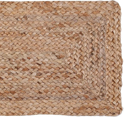Savi Home Farmhouse Jute Burlap Table Runner 36 Inches Long, Organic Eco-Friendly Rustic Vintage Dining Table Runner, 13x36 Natural Jute Braided Table Runner