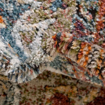 Unique Loom Isabella Collection Area Rug - Rossellini (7' 10" Octagon, Rust Red/ Beige)