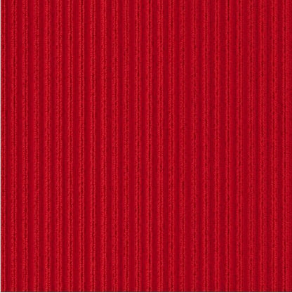 Ottomanson 3'11" x 4' Mud Mat Entryway Rug Scraper Doormat - Non-Slip, Dirt Trapping for Indoor & Outdoor Use - Perfect for Kitchen, Garage, Patio & High-Traffic Areas, Red