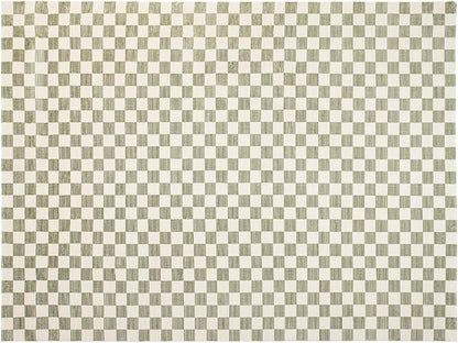 Revival Rugs Gambit 9'2"x12'2" Washable Area Rug for Living Room Bedroom - 100% Recycled Oeko-TEX Certified, Medium Pile, Green, Beige